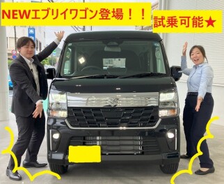 NEWエブリイ、エブリイワゴン登場！！エブリイワゴン試乗可能です☆
