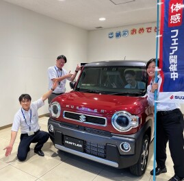 新しい展示車が足立に！！さらにNEWアルト発表！！