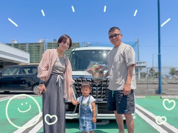 M様スペーシアカスタム　ご納車ありがとうございました！