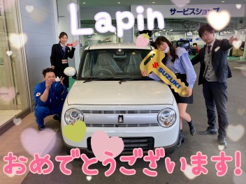 ラパンご納車です！