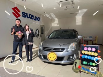 ご納車おめでとうございます！スイフト☆