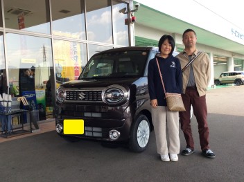 ワゴンＲスマイルご納車おめでとうございます♪