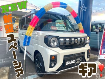 ★新型スペーシアギア★展示車きました！！！