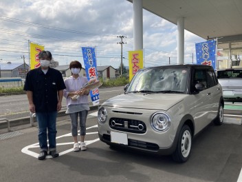 ＊W様　新車アルトラパンLC ご納車＊