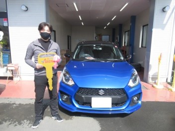 スイフトスポ－ツ納車です