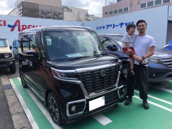 ✧新車スペーカスタムシア納車しました✧