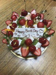 誕生日ケーキ(^^♪