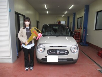 ラパン納車です。