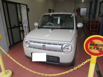 ラパン　納車式です！