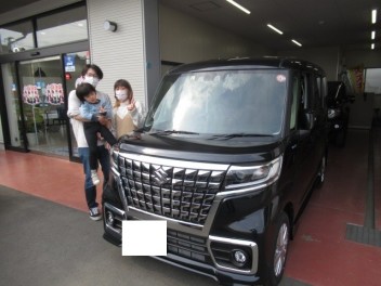 スペーシアカスタム　納車式です！