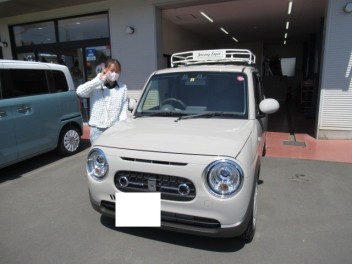 ラパンLC　納車式です！