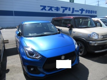 スイフトスポーツ　納車式です！
