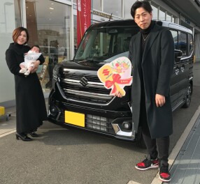 スペーシアカスタム納車いたしました！！！