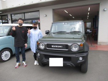ジムニ－シエラ　納車式です！！
