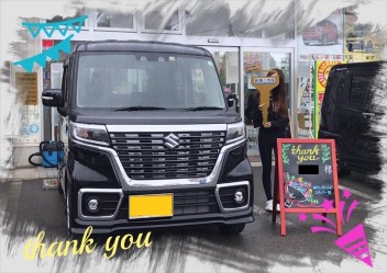 Ｙ様、新車スペーシアカスタムご納車おめでとうございます！