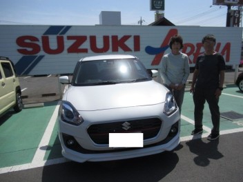 スイフトハイブリッドRS　納車式です！