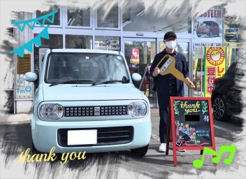 Ｆ様、中古車ラパンご納車おめでとうございます！