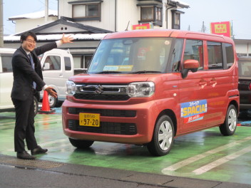 新型スペーシア・カスタム試乗車来ました！