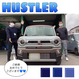 新車ハスラー笑顔の御納車式でした♫