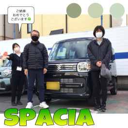 新車スペーシア！！御納車式でした♫