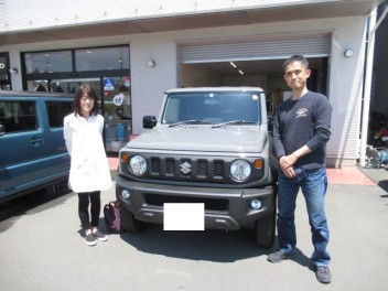 ジムニ－シエラ　納車式です！！