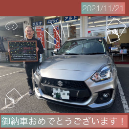 スイフトスポーツのご納車です★