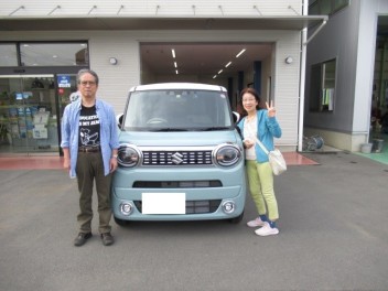 ワゴンRスマイル　納車式です！