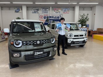 新型クロスビー展示中！