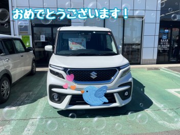 A様、ソリオバンディットのご納車おめでとうございます！