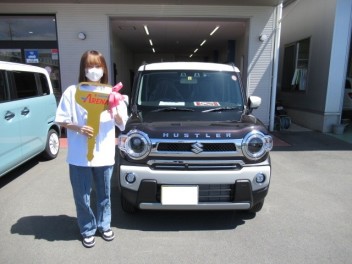 ハスラ－納車です