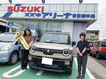クロスビーご納車おめでとうございます♪
