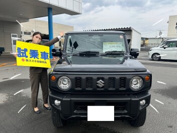 試乗車ジムニー新しくなりました！