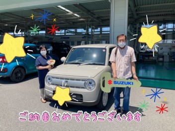 ラパンご納車おめでとうございます！