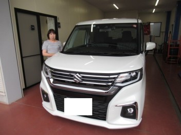 新型ソリオ　納車式です！
