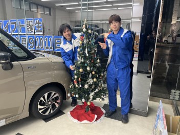 クリスマス仕様に！！