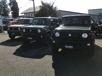 新型ジムニー・ジムニーシエラ続々入荷！！