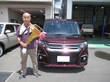 ソリオ納車です。