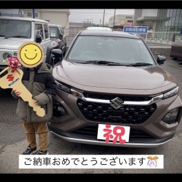 フロンクスを納車しました！
