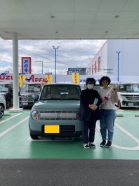 ラパンご納車でした(^_-)-☆