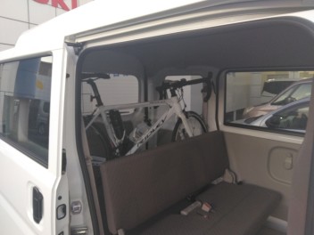 自転車が！