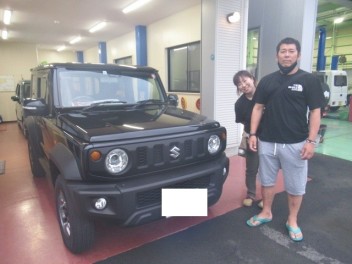 ジムニ－シエラ　納車式です！！