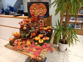 ハロウィン仕様になってます