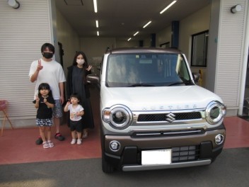 ハスラーJスタイル　納車式です！
