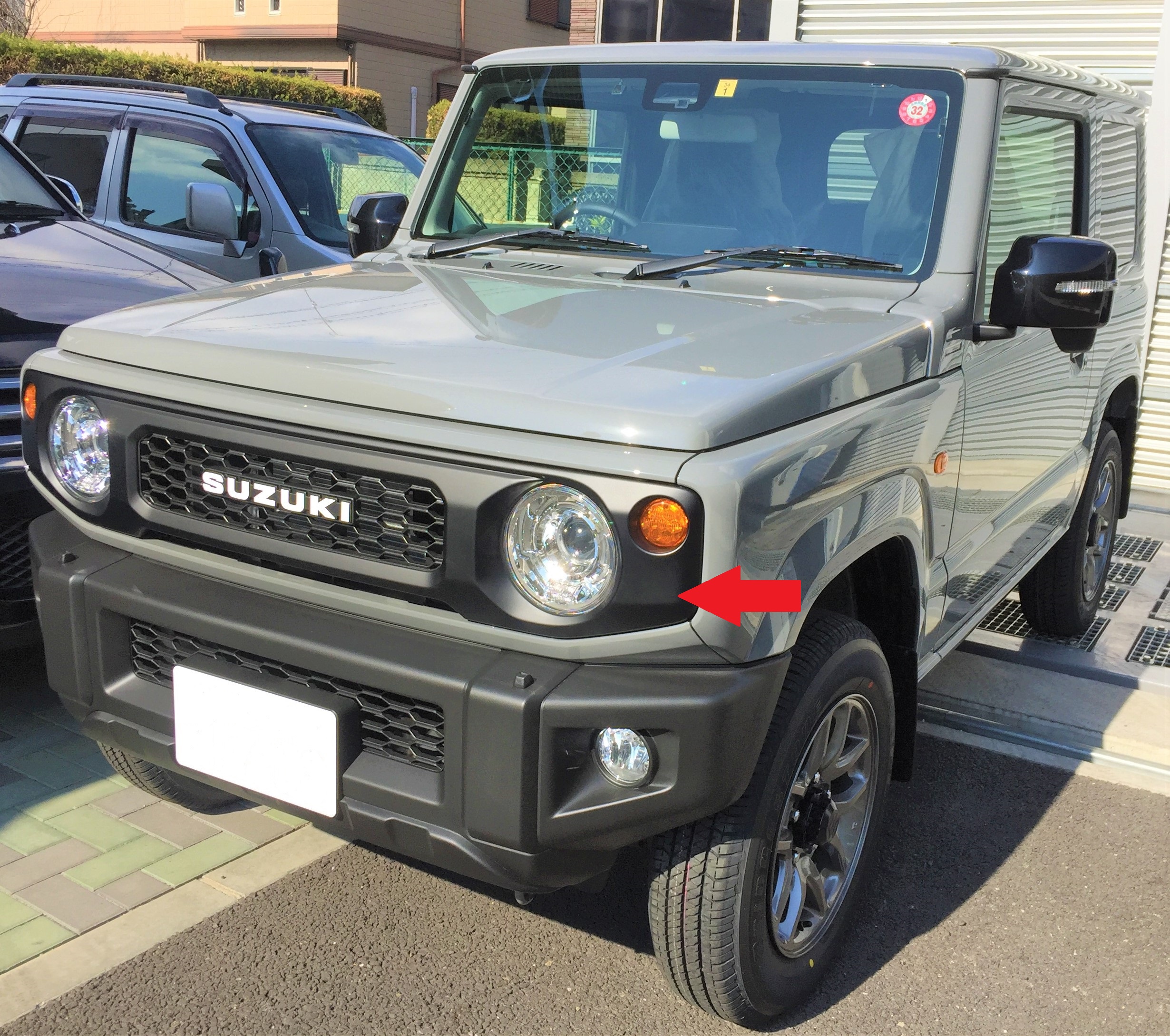 マットブラックのグリル ジムニーご納車 納車ギャラリー お店ブログ 兵庫スズキ株式会社 スズキアリーナ芦屋中央