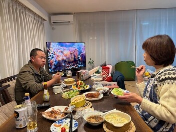 ガオ　クリスマスを堪能する