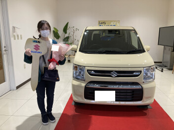 Ｗ様ワゴンRご納車です！！！
