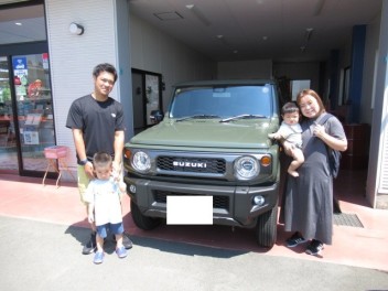ジムニ－  納車式です！！
