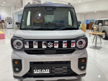 ★納車が早いクルマあります★スペーシアギアの展示車入りました！！