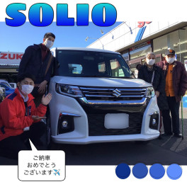 新型ソリオ！！御納車式です！！