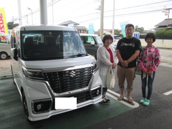 新車スペーシアカスタム納車